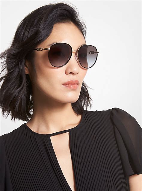 michael kors aviator sunglasses|michael kors pilot women's sunglasses.